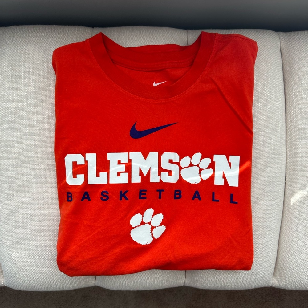 Orange Clemson Basketball Dr-Fit Tee